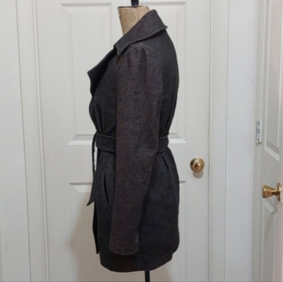 A/X Armani Exchange Charcoal Belted Jacket - Picture 10 of 15